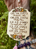 Personalized Date Christmas Ornament